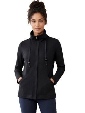 Eileen Fisher Women's Black Jacket Cotton Size PS/PP Petite